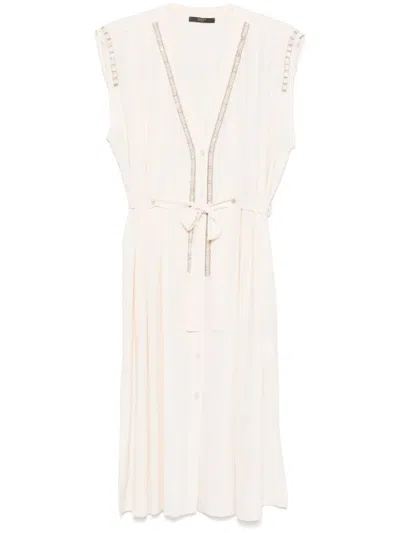SEVENTY BEAD-EMBELLISHED MIDI DRESS