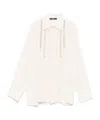 Seventy Beige Bead-embellished Shirt In White