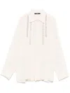 Seventy Beige Bead-embellished Shirt In Neutral