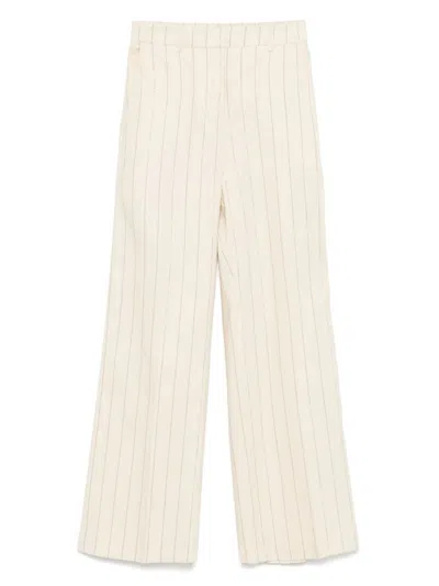 SEVENTY BEIGE FLARED TROUSERS