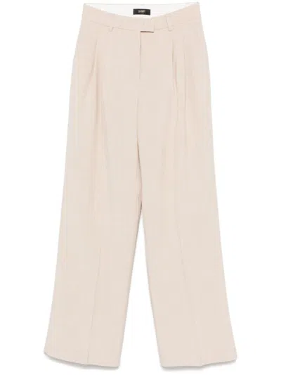 SEVENTY BEIGE MELANGE-EFFECT TROUSERS
