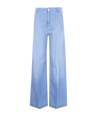 Seventy Belt Loop Jeans In Blue