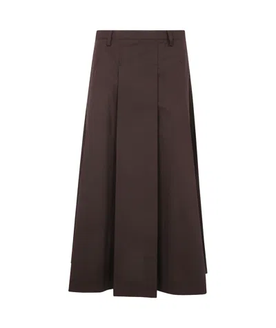 Seventy Belt-loop Skirt In Black