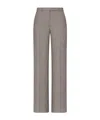 Seventy Belt Loop Trousers In Brown