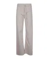 Seventy Cream Lyocel Blend Trousers In Pink
