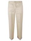 Seventy Belted Trousers In Beige
