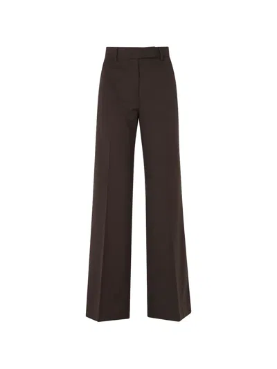 Seventy Belt-loop Pressed-crease Trousers In Brown
