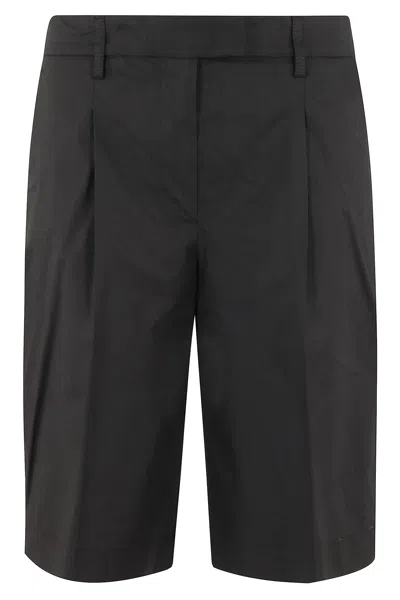 SEVENTY BERMUDA POPELINE FINE COTONE STRETCH