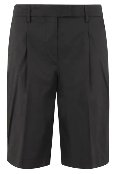 Seventy Bermuda Shorts In Stretch Poplin