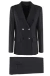Seventy Black Cool Wool Fabric Suit