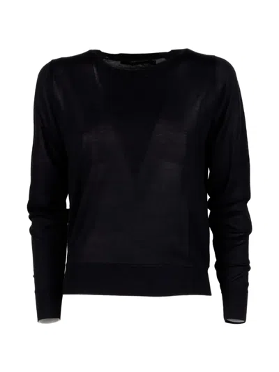 Seventy Black Long-sleeve T-shirt