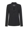 Seventy Black Single Breasted Jacket In Black
