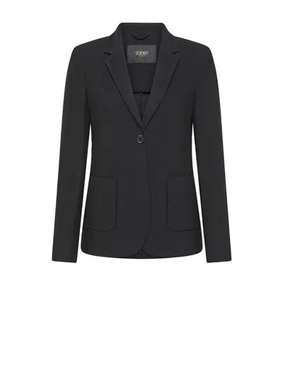 Seventy Black Single Breasted Jacket