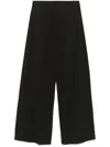 Seventy Black Trousers Featuring Elasticated Waistband In Black