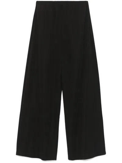 Seventy Black Trousers Featuring Elasticated Waistband