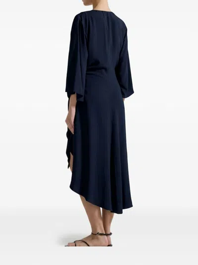 Seventy Blue Silk Dress
