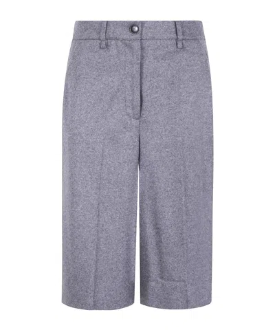 SEVENTY BUTTON-FASTENING COTTON SHORTS