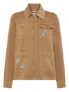 Seventy Button-fastening Jacket In Gold