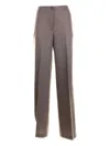 Seventy Button-fastening Trousers In Neutral
