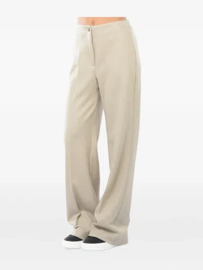 Seventy Button-fastening Trousers In White