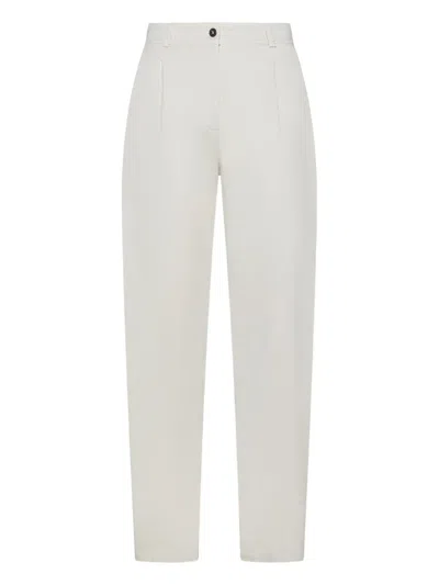 Seventy Button Trousers In White