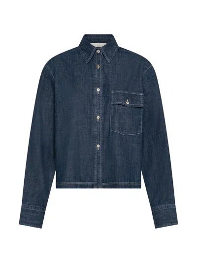 Seventy Buttoned Pocket Shirt In Blue