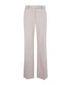 Seventy Buttoned-pocket Wool Trousers In Pink