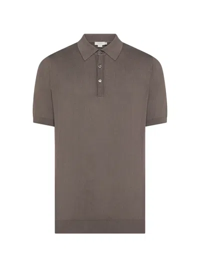 Seventy Buttoned Polo Shirt In Purple
