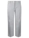 Seventy Buttoned Straight Trousers In Ivory