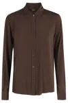 Seventy Brown Shirt With Regular Collar In Brown