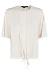 Seventy Pleat-detailed Shirt In Panna