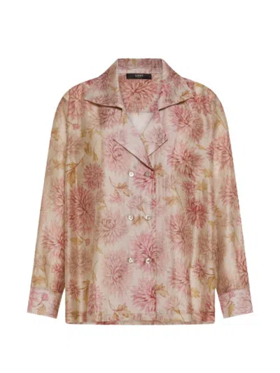 Seventy Camicia Rosa Con Stampa Floreale  In Multi