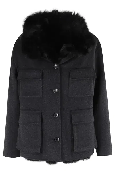 Seventy Cappotto In Black