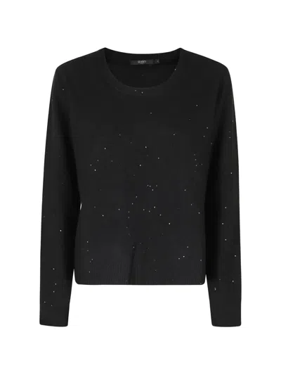 Seventy Cashmere Sequin-embellished Cashmere In Black