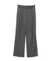 Seventy Pleated Wide-leg Trousers In Gray