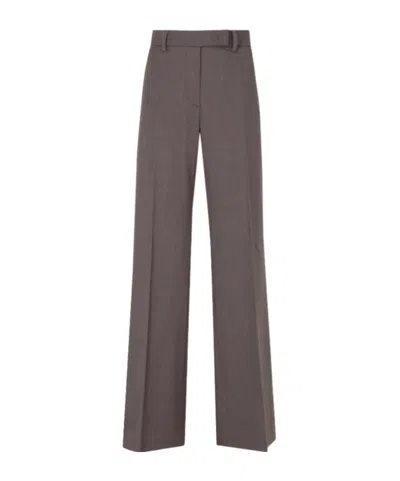 Seventy Pressed-crease Wide-leg Trousers In Gray