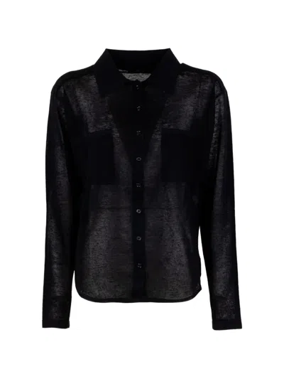 Seventy Chest-pocket Shirt In Black