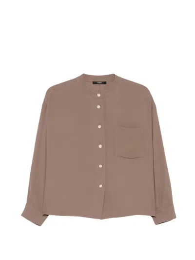 Seventy Chest-pocket Button-up Shirt In Nude