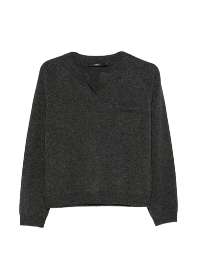 Seventy Chest-pocket Sweater In Gray