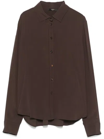 Seventy Chocolate Brown Shirt With Long Sleeves