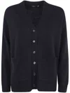 Seventy Classic Cardigan In Black