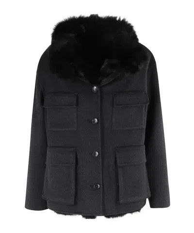 Seventy Coat In Black