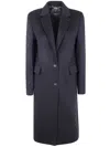 Seventy Notched-lapel Coat In Black