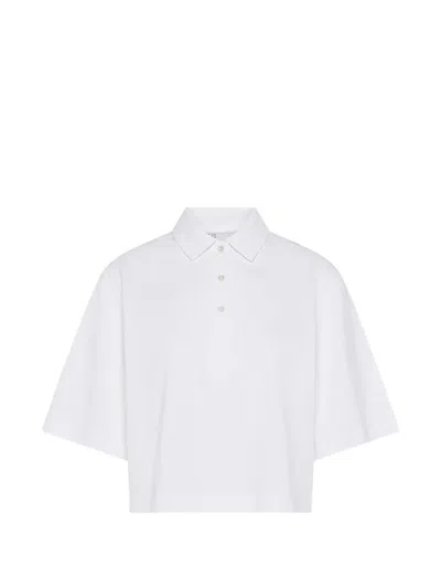 Seventy Cotton Polo Shirt In White