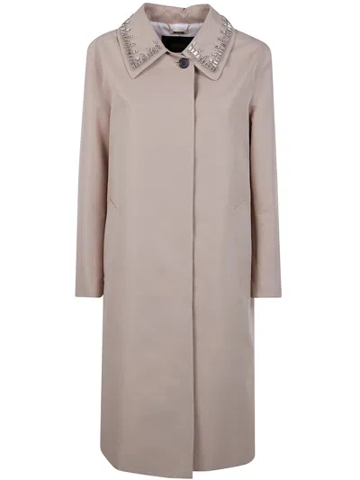 Seventy Cotton Polyester Tech Trench In Brown