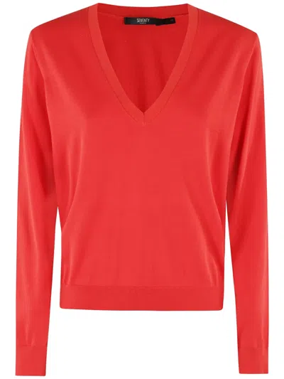 Seventy Klassisches T-shirt In Rot