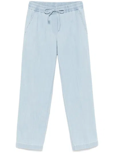 Seventy Cotton Trousers In Blue