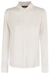 Seventy Chloé Cream Crepe Blouse In White