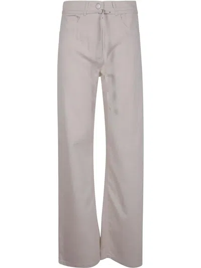 Seventy Cream Lyocel Blend Trousers In Neutral