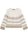 Seventy Jacquard Lurex Sweater